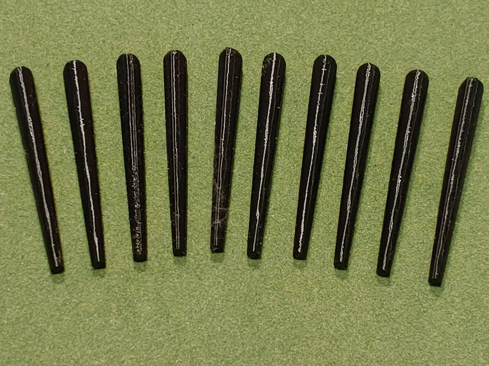 10 bates de béisbol para bobbleheads - varios colores Foto 2 de 4