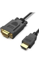 Benfei 1.8m HDMI to VGA Gold-Plated Cable for Computer Projector Laptop XBOX PC