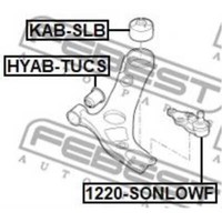 Febest Traggelenk Trag FüHrungsgelenk Vorne Unten FüR Hyundai I30