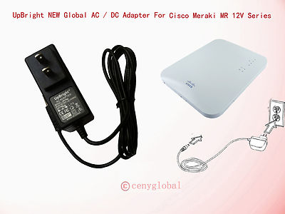 AC Adapter For Cisco Meraki  Cloud Managed Access Point  MR Series Power Supply