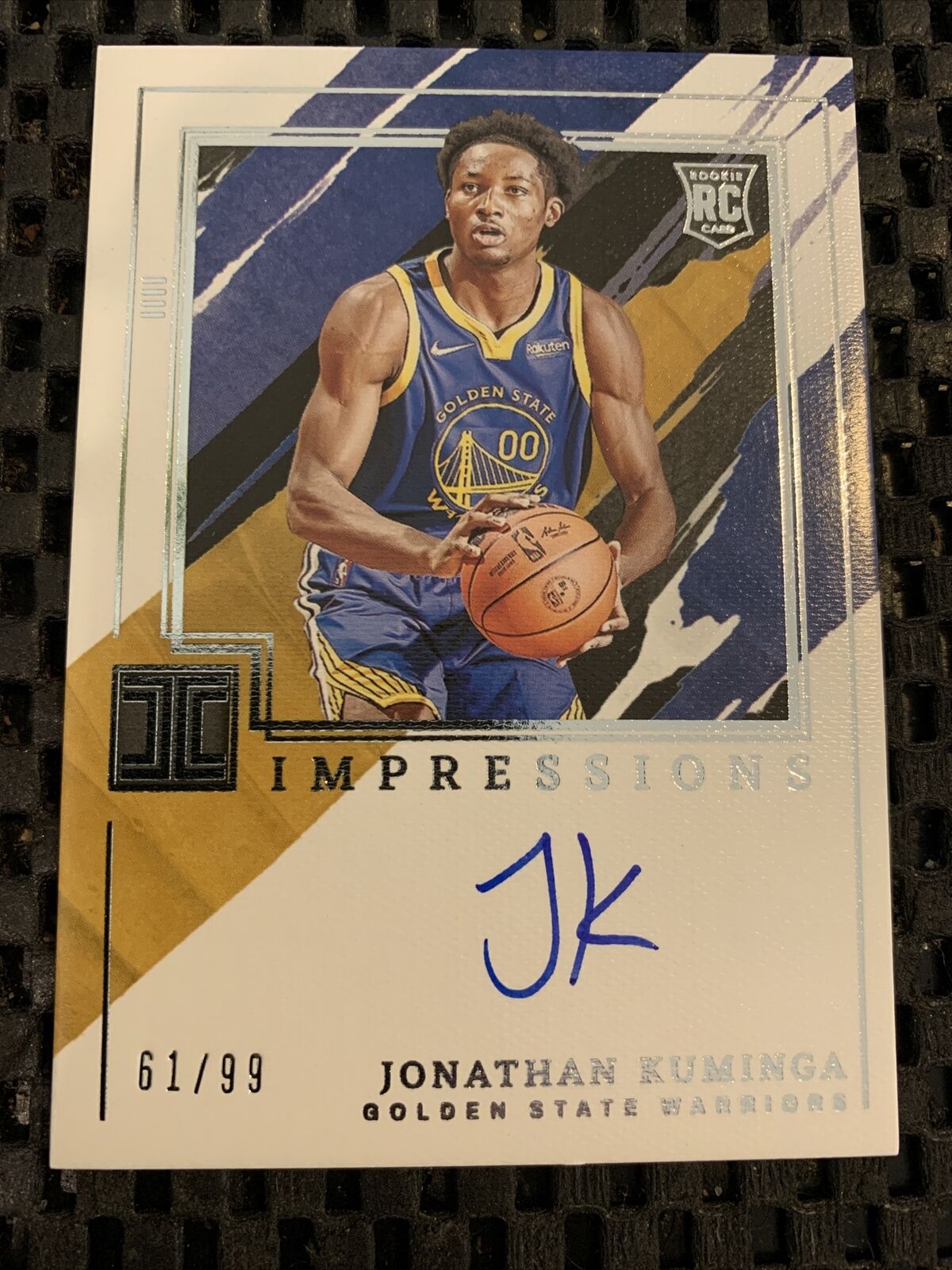 Jonathan Kuminga RC autograph