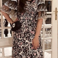 BHLDN Needle & Thread Midi Dress fits size US 0 $669