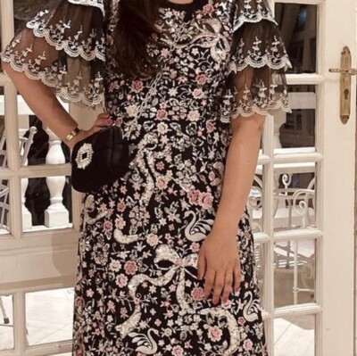 BHLDN Needle & Thread Midi Dress fits size US 0 $669