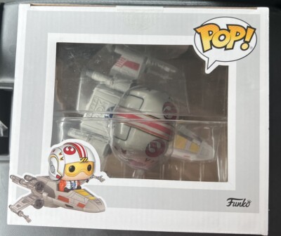 Funko Pop! Star Wars N°232 Luke Skywalker Avec X-Wing, 15 Cm, Neuf