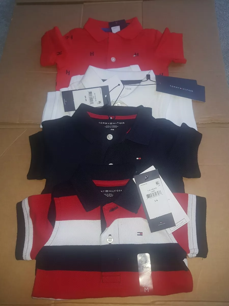 TOMMY HILFIGER BABY BOYS BODY SUIT BABY GROW ROMPER PLAYSUIT BNWT