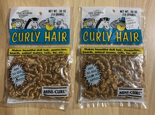 Lot of 2 One Only Creations Strawberry Blonde 06-300 Mini-Curl Curly Doll Hair