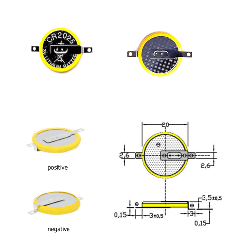 X5 Game Boy Game Battery CR2025 Tab + 3.8mm GB Save Security Screw Bit Pokemon - Picture 7 of 12