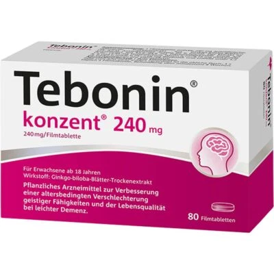 DR. WILMAR SCHWABE TEBONIN concentrato 240 mg compresse rivestite con film 80 pz PZN02293816