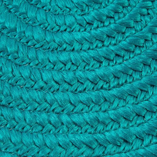 Colonial Mills Port Royale Indoor Outdoor Braided Rug Turquoise 4X7