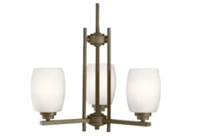 Kichler 1894 Eileen 3 Light 1 Tier Mini Chandelier - Bronze
