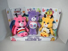 CARE BEARS Special Edition Collector Set 3 Plush Pack Cheer Sunshine Share Bear