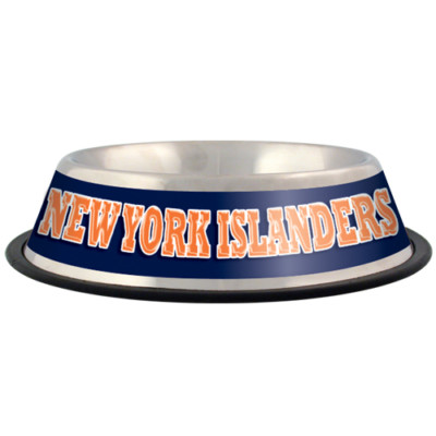 New York Islanders NHL 32 oz Stainless Steel Pet Bowl