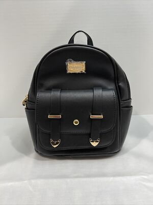 best black mini backpack Solid Route Ivy in Black Soft Grain Leather is your stylish sidekick for every adventure. BIS 'The Essential Mini Backpack'