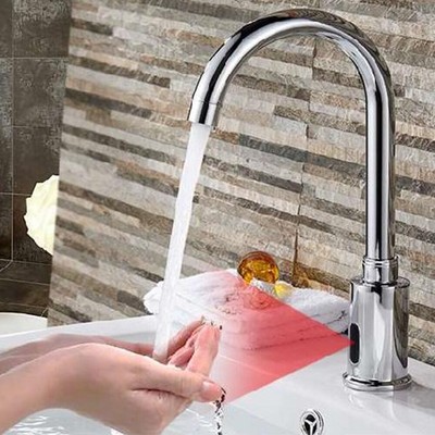 Home Garden Electronic Automatic Sensor Touchless Faucet Hands