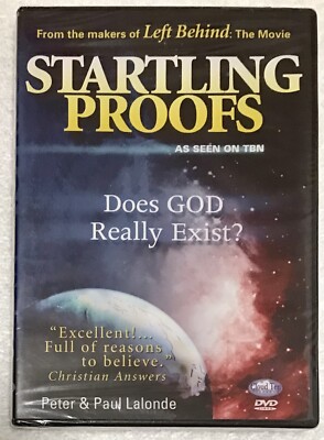 Startling Proofs Does God Really Exist? (DVD) TBN, Religious, New, Sealed
