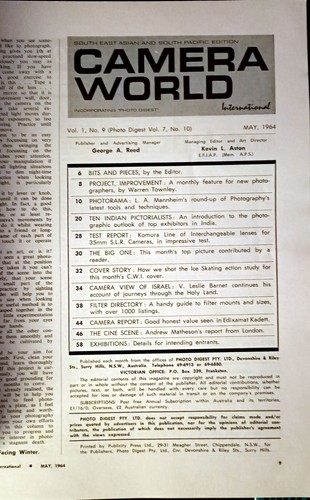 Camera World - 5 x 1960s Australian photography magazines - Picture 8 of 10