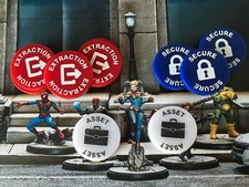marvel crisis protocol tokens - Asset, extraction, Secure Tokens - 14 Tokens