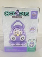 Portable Bubble Machine Kids Octopus Music Automatic Blower 3000 Purple