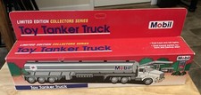 1993 Mobil Toy Tanker Truck Lights And Sounds NEW In Box