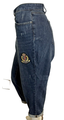 Talbots Woman Petite Girlfriend Distressed Straight Leg Jeans Size 22WP - Picture 2 of 4