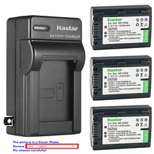 Kastar Battery Wall Charger for Sony NP-FH50 & DCR-DVD808 DCR-DVD810 DCR-DVD850
