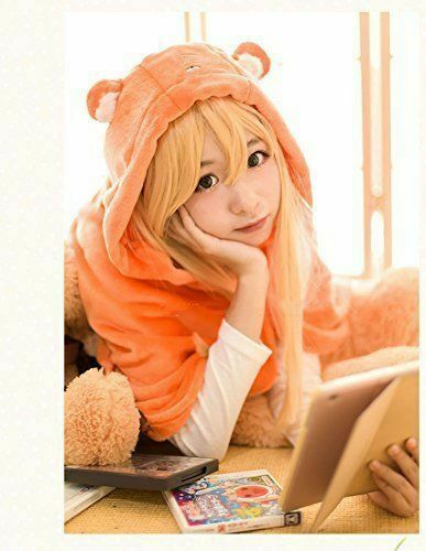 Himouto! Umaru-chan Cosplay Costume Cloak Hoodie Flannel Coat Winter Robe  Quilt