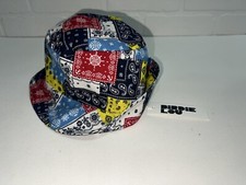 NWT - very nice BIRDIE LOU teddy bucket hat bandana patchwork print 34