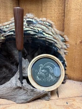 Easy Grip Birdseye Maple Double Sided Glass/ lasered Green Slate Turkey Call