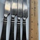 Hampton Silversmiths Concierto Pat. 048 Satin Stainless Lot of 4 Dinner Knives — photo 4