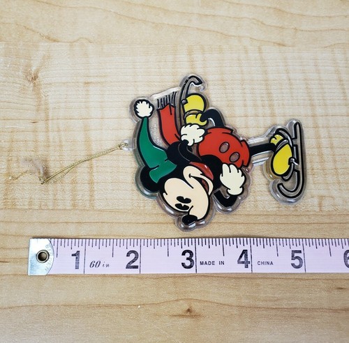 Vintage Mickey Mouse Christmas Ornament By Monogram Products Ice Skating 3.5” - Picture 5 of 7