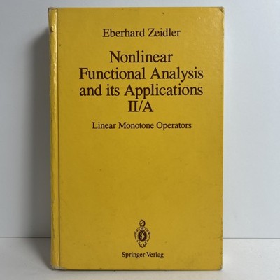 Nonlinear Functional Analysis and Its Applications II/A Linear Monotone Operator