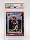 CALEB WILLIAMS 2024 DONRUSS OPTIC RATED ROOKIE RED WAVE RC PSA 10 Q0004