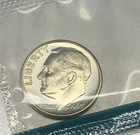 1963-P Philadelphia Mint 90% Silver Roosevelt Dime in mint cello BU - 2360