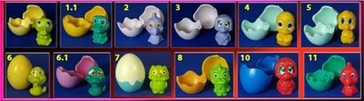 KINDER SURPRISE Fererro -  Who hatches from the egg?  1986