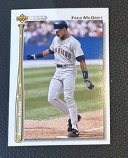 1992 Upper Deck Baseball Fred McGriff Homerun Heroes Insert #HR10 HOF