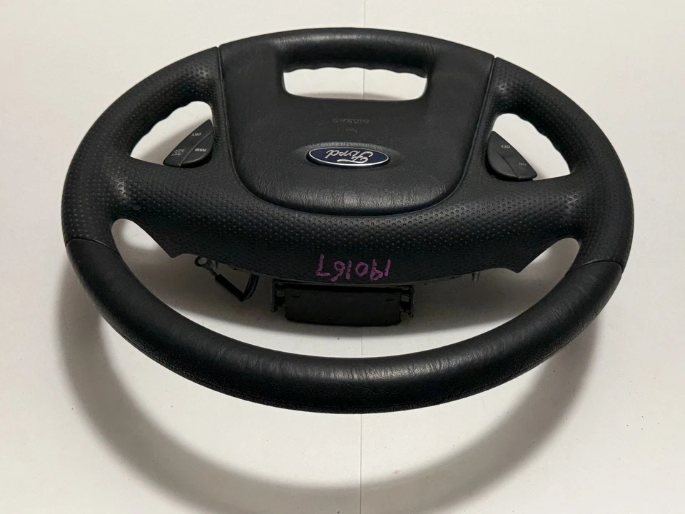 2001-2007 FORD ESCAPE РУЛЕВОЕ КОЛЕСО С КРУИЗ-ПЕРЕКЛЮЧАТЕЛЕМ КНОПКИ OEM - Изображение 3 из 4