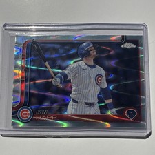 Topps 2025 Chrome Ian Happ #144 Chicago Cubs Baseball MLB Card