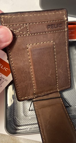 Geldbörse Herren braun Leder Relikt Fronttasche NEU im Etui - Bild 3 von 4