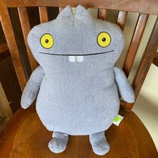 UGLYDOLLS Movie Large 15" BABO Blue Plush Stuffed Animal Embroidered 2019 EUC