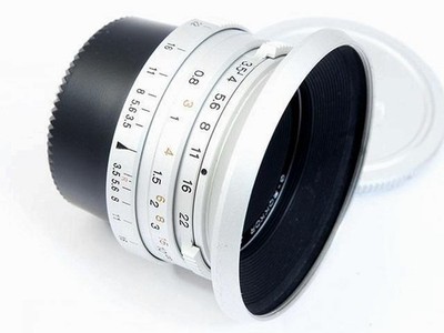 Minolta G-Rokkor 28mm F3.5 L Wide Angle Prime Lens Silver L39