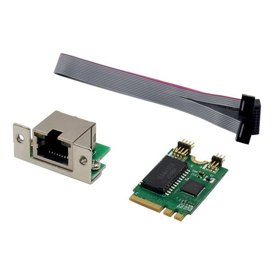 5X PCIE Card M.2 A+E to RTL8111F Gigabit Ethernet Card Single Port ...