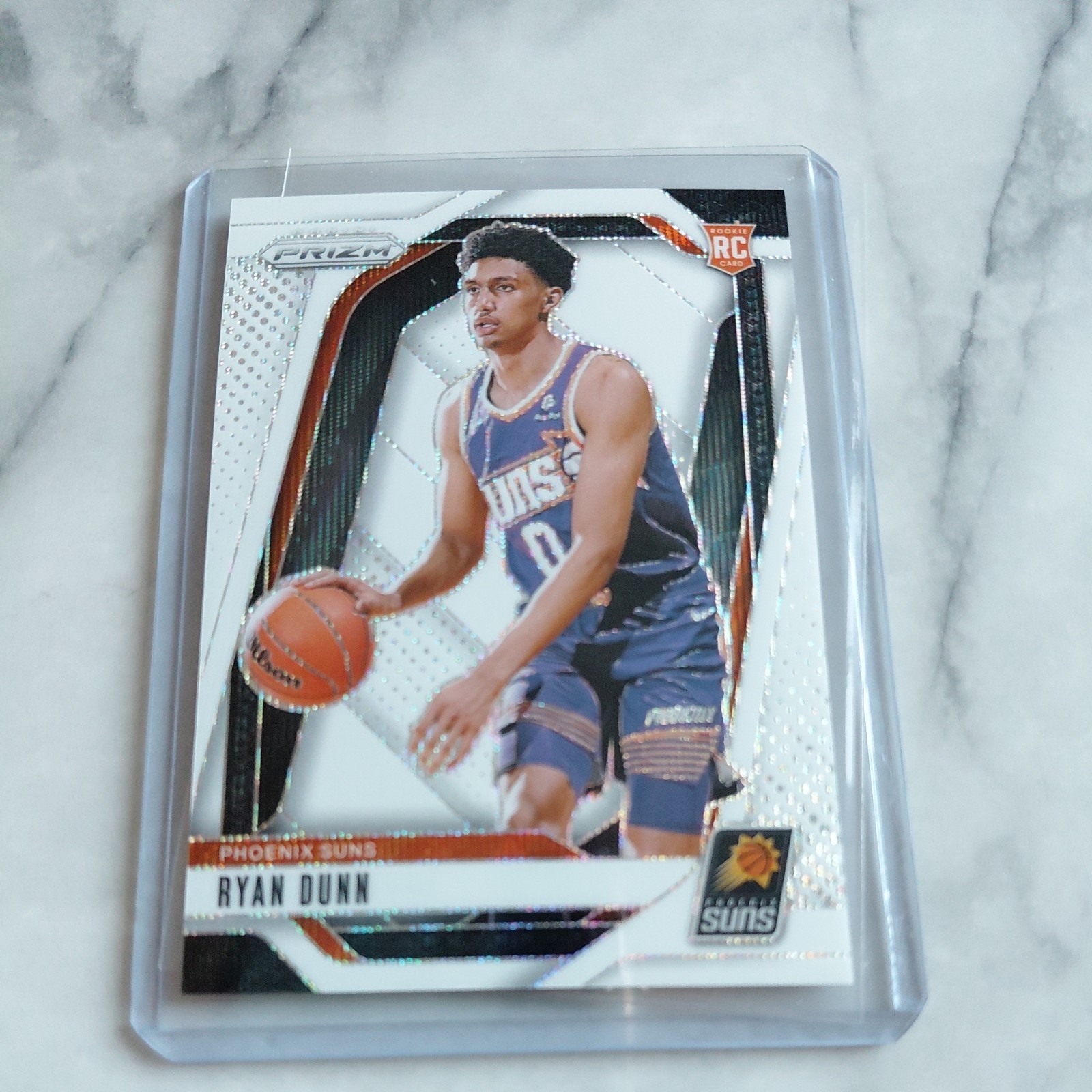 Ryan Dunn 2024-25 Panini Prizm White Wave Prizm /38 #258 RC SP