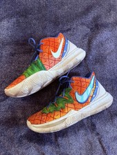 Nike Kyrie 5 SpongeBob SquarePants Pineapple House CJ6951-800 Orange Teal