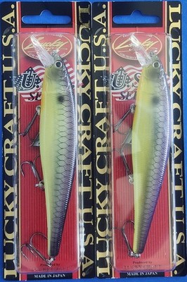 Lucky Craft Pointer 128 SP Suspending Crankbait 5in 1oz 5ft 2-Pack 316 TREX