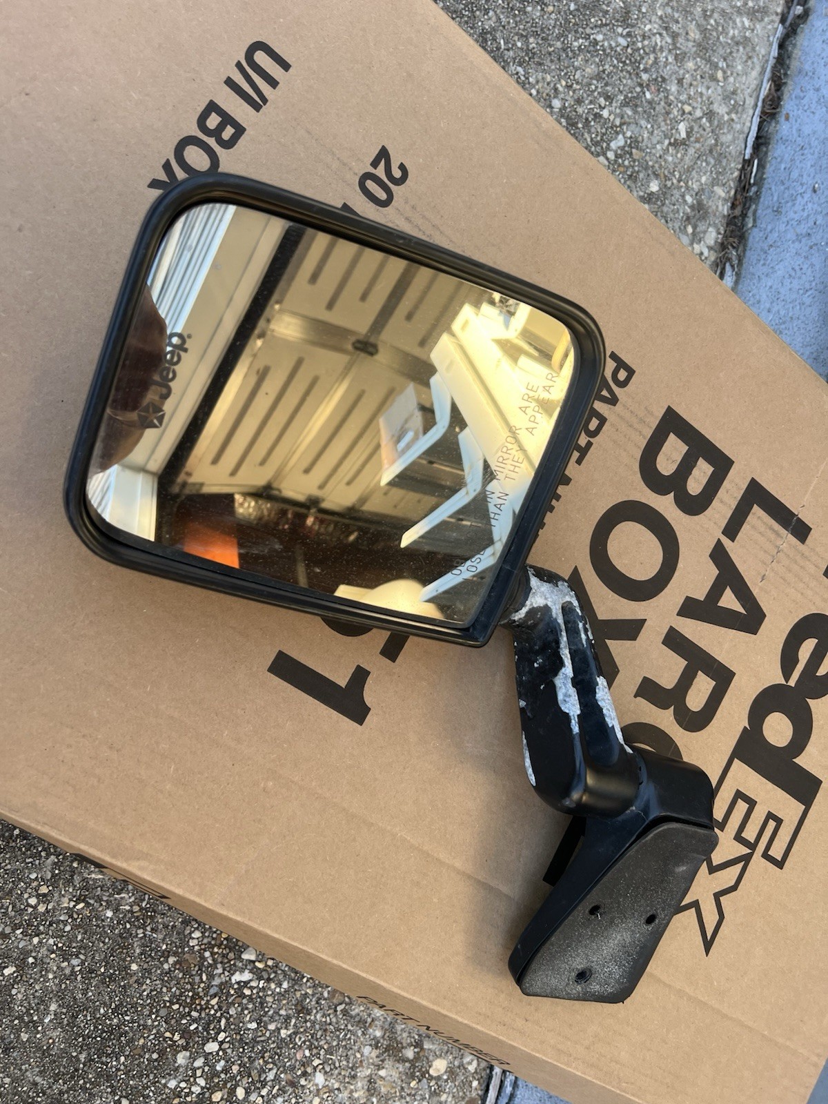 1997 1998 1999 2000 2001 2002 Jeep WRANGLER Passenger Right RH Side Door Mirror