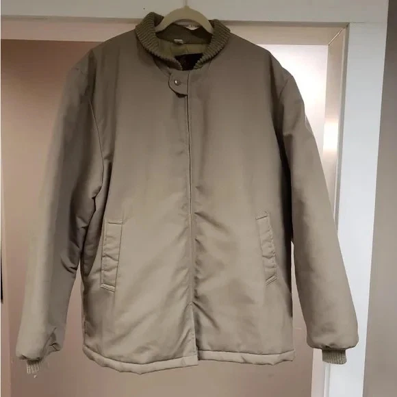 American Jac 2X Warm Insulated Tan Chore Coat Jacket Men’s Size 2X MADE IN USA