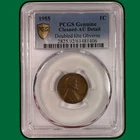 1955 Doubled Die Obverse Lincoln Wheat Cent PCGS AU Coin, Details #38879