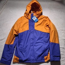 Columbia Bugaboo fleece Interchange Jacket Youth XL 18-20 blue orange