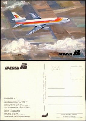Ansichtskarte  Flugzeug Airplane Avion Foto-AK DOUGLAS DC-10 IBERIA 1975
