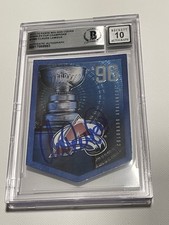 Claude Lemieux Signed 1996 AVS Stanley Cup Card IP Slabbed Beckett Auto IP a